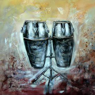 Musical Instrument oil painting